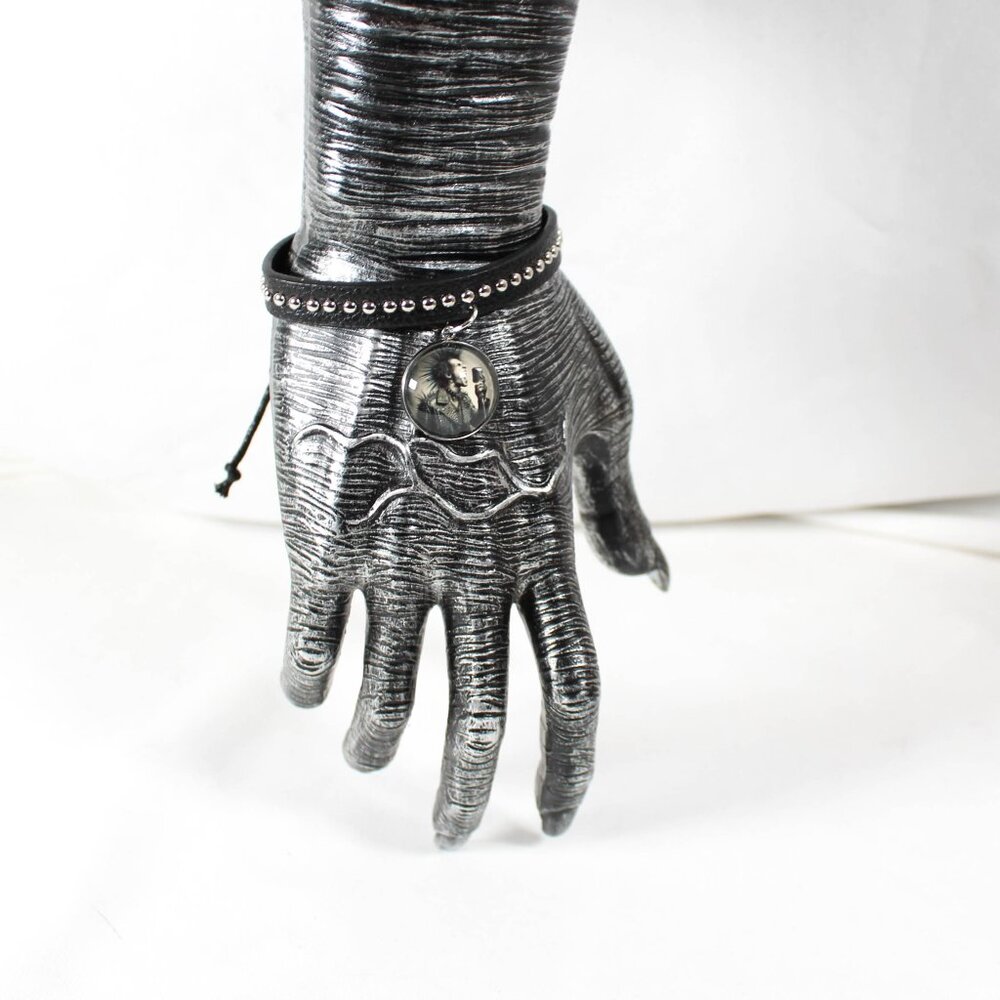 🔨 Punk Rock "Protest in Plaid" Punk Rock Lead Singer Unisex Bracelet Alt